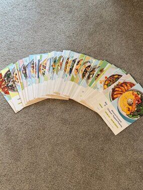 Purple Carrot Lot of 103 Recipe Cards Vegan Plant-Based